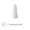 Beacon 1-Light Pendant Light - No Shipping Charges MDY-EEI-5644-CLR-SBR