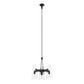 Modway Beacon 3-Light Pendant Light in Clear Black, 20.5 x 20.5 x 73