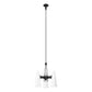 Beacon 3-Light Pendant Light in Opal Black