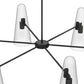 Beacon 6-Light Chandelier - No Shipping Charges MDY-EEI-5648-CLR-BLK