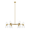 Beacon 6-Light Chandelier - No Shipping Charges MDY-EEI-5648-CLR-SBR