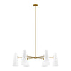 Beacon 6-Light Chandelier - No Shipping Charges MDY-EEI-5648-OPA-SBR