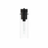 Modway Skylark Wall Sconce in Clear Black, 5 x 8.5 x 17