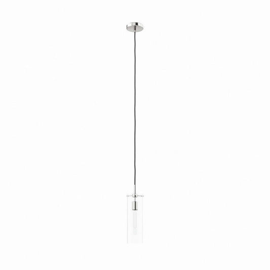 Modway Skylark Pendant Light in Clear Polished Nickel