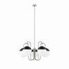 Modway Stellar 5-Light Chandelier in Opal Polished Nickel