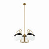 Stellar 5-Light Chandelier - No Shipping Charges MDY-EEI-5658-OPA-SBR