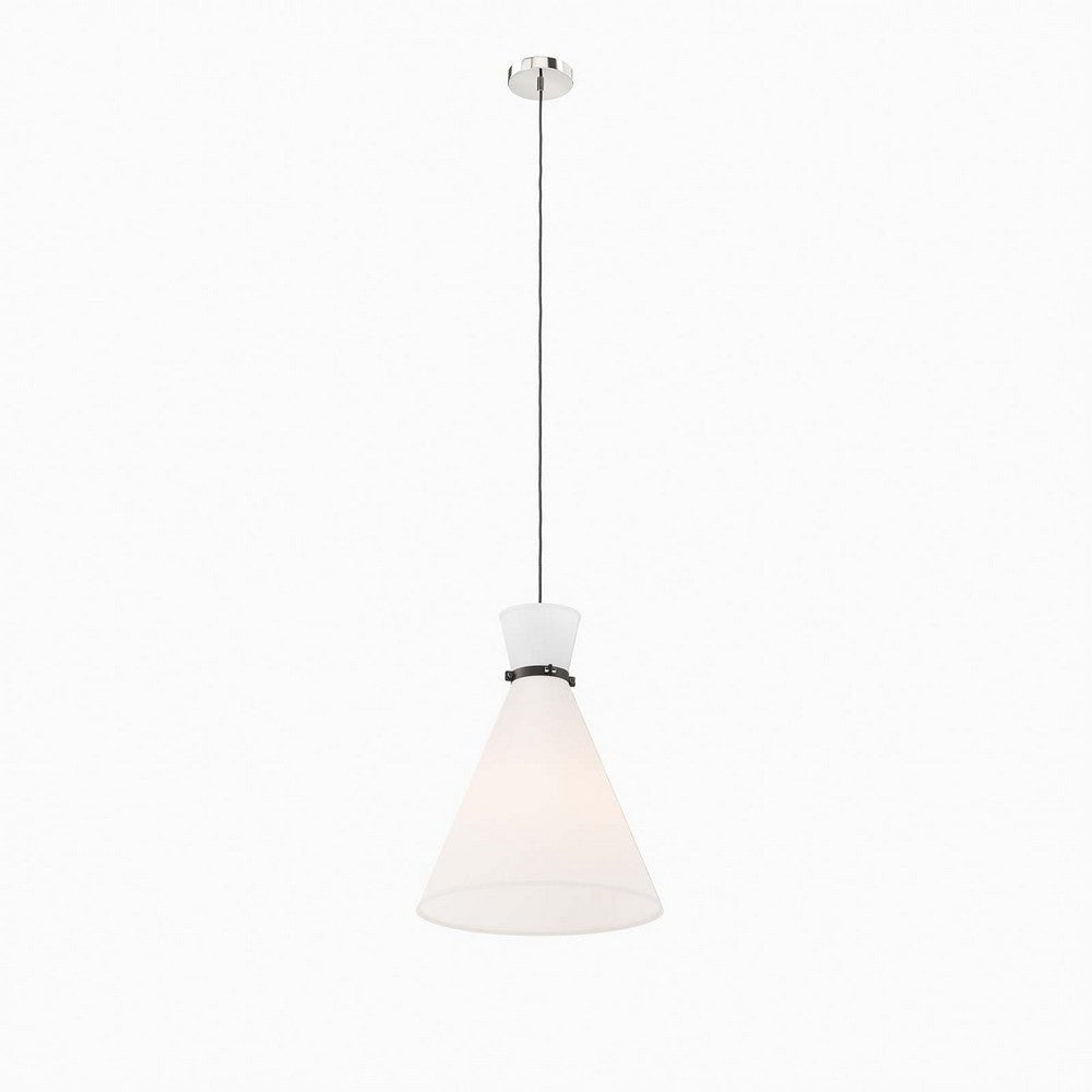 Starlight 1-Light Pendant Light - No Shipping Charges MDY-EEI-5659-WHI-PON