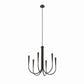 Penrose 6-Light Chandelier - No Shipping Charges MDY-EEI-5661-BLK