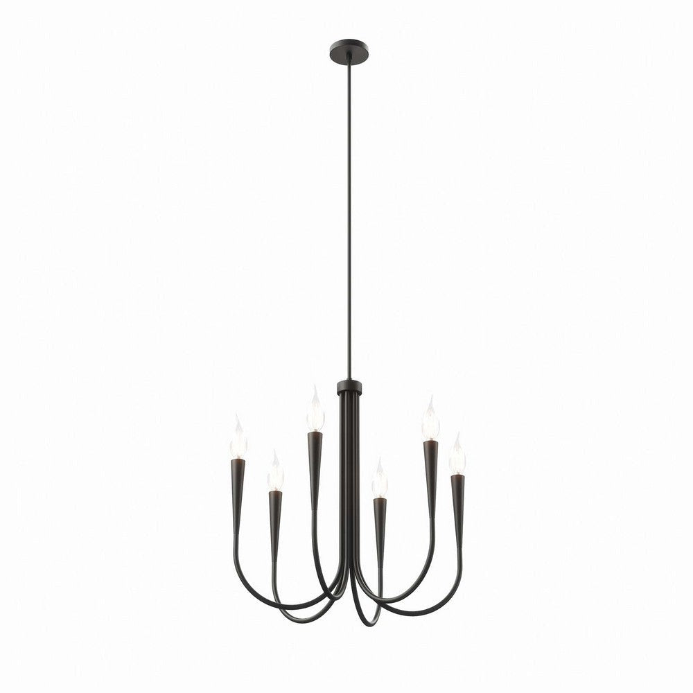 Penrose 6-Light Chandelier - No Shipping Charges MDY-EEI-5661-BLK