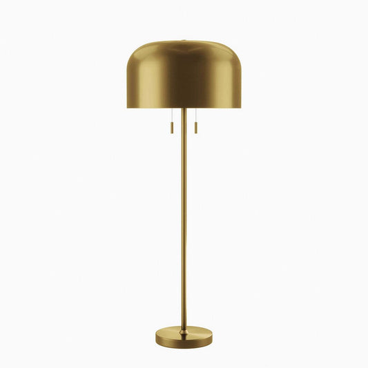 Modway Avenue Floor Lamp in Satin Brass