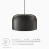 Avenue 1-Light Pendant Light - No Shipping Charges MDY-EEI-5665-BLK