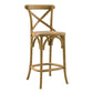 Modway Gear Counter Stool in Natural 19 x 17.5 x 39.5 MDY-EEI-5667-NAT