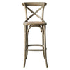 Modway Gear Bar Stool with Gray Finish EEI-5668-GRY MDY-EEI-5668-GRY