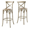 Modway Gear Bar Stool with Gray Finish EEI-5668-GRY MDY-EEI-5668-GRY