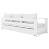 Modway Tahoe Outdoor Patio Powder-Coated Aluminum Sofa White White MDY-EEI-5676-WHI-WHI