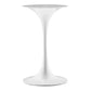 Modway Lippa Side Table White Chevron MDY-EEI-5679-WHI-CHE