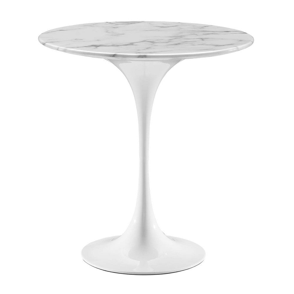 Modway Lippa Side Table, White White