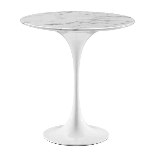 Modway Lippa Side Table, White White