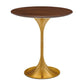 Modway Lippa Side Table, Gold Cherry