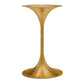 Modway Lippa Side Table Gold Natural MDY-EEI-5684-GLD-NAT