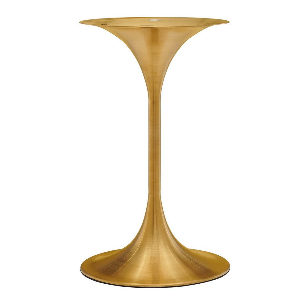 Modway Lippa Side Table Gold Natural MDY-EEI-5684-GLD-NAT