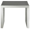 Gridiron Small Stainless Steel Bench - No Shipping Charges MDY-EEI-569-SLV