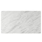 Modway EEI-5693-BLK-WHI Juxtapose 63’’ Rectangular Performance Artificial Marble Dining Table Black White MDY-EEI-5693-BLK-WHI