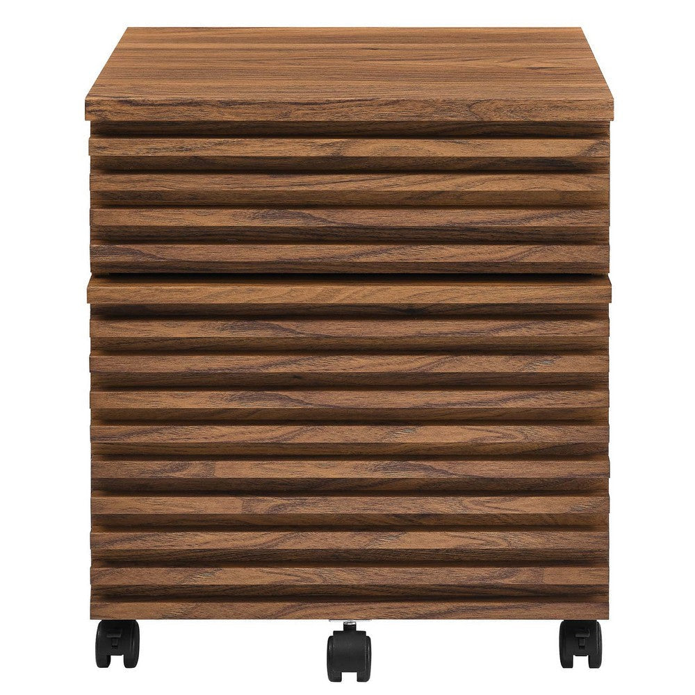 Render Wood File Cabinet - No Shipping Charges MDY-EEI-5704-WAL