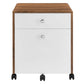 Transmit Wood File Cabinet - No Shipping Charges MDY-EEI-5705-WAL-WHI