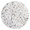 Modway Verne Round 36’’ Terrazzo Dining Table in Gold White MDY-EEI-5717-GLD-WHI