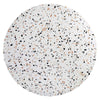 Modway Lippa Terrazzo Side Table 48’’ Black White MDY-EEI-5731-BLK-WHI