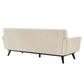 Modway Engage Modern Tufted Back Textured Fabric Sofa in Beige MDY-EEI-5760-BEI