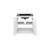 Modway Bryn Wall-Mount Bathroom Vanity 24 Inch White Black MDY-EEI-5777-WHI-BLK