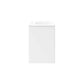 Modway Bryn Wall-Mount Bathroom Vanity 30 Inch White White MDY-EEI-5778-WHI-WHI