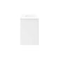 Modway Bryn Wall-Mount Bathroom Vanity 48 Inch White White MDY-EEI-5780-WHI-WHI