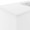 Modway Vitality 48’’ Single Sink Bathroom Vanity White White MDY-EEI-5784-WHI-WHI