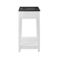 Modway Altura 36’’ MDF Ceramic and Particleboard Bathroom Vanity in White/Black MDY-EEI-5799-WHI-BLK