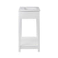 Modway Altura 36’’ MDF Ceramic and Particleboard Bathroom Vanity in White MDY-EEI-5799-WHI-WHI