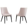 Modway Viscount Dining Chair, Set of 2, Pink