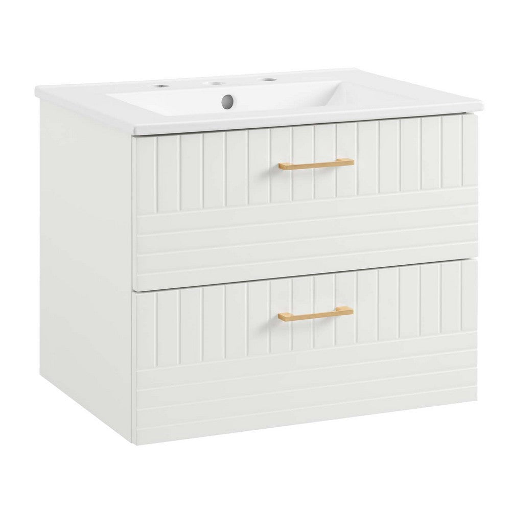 Modway Daybreak Bathroom Vanity, 24" with White Sink