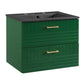 Modway Daybreak Bathroom Vanity, 24" with Black Sink, Green