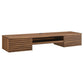 Modway Render Mid-Century Modern, Wall Mount Office Desk, Walnut