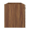 Modway Render 48’’ Wall-Mount Bathroom Vanity Cabinet in Walnut Basin Not Included Single Sink MDY-EEI-5866-WAL