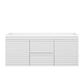 Modway Render 48’’ Wall-Mount Bathroom Vanity Cabinet in White Basin Not Included Double Sink MDY-EEI-5867-WHI