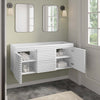 Modway Render 48’’ Wall-Mount Bathroom Vanity Cabinet in White Basin Not Included Double Sink MDY-EEI-5867-WHI