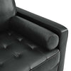 Valour Leather Armchair - No Shipping Charges MDY-EEI-5869-BLK