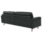 Modway Valour 88’’ Sofa Black MDY-EEI-5871-BLK