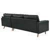 Modway Valour Sectional 98’’ Sofa Black MDY-EEI-5873-BLK