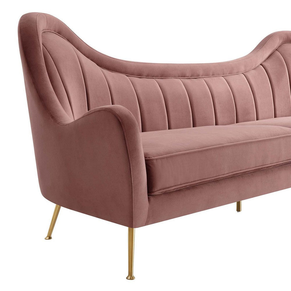 Modway Cheshire Sofas Dusty Rose MDY-EEI-5874-DUS