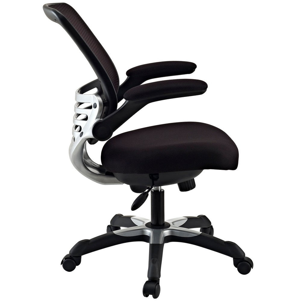 Black Edge Mesh Office Chair - No Shipping Charges MDY-EEI-594-BLK